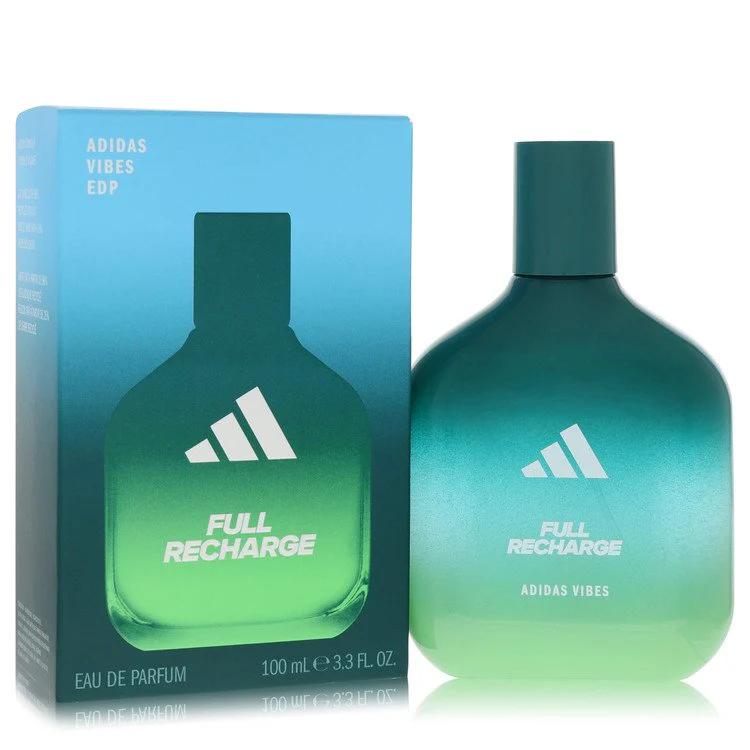 Adidas Vibes Full Recharge Eau De Parfum Spray 3.3 Oz For Men