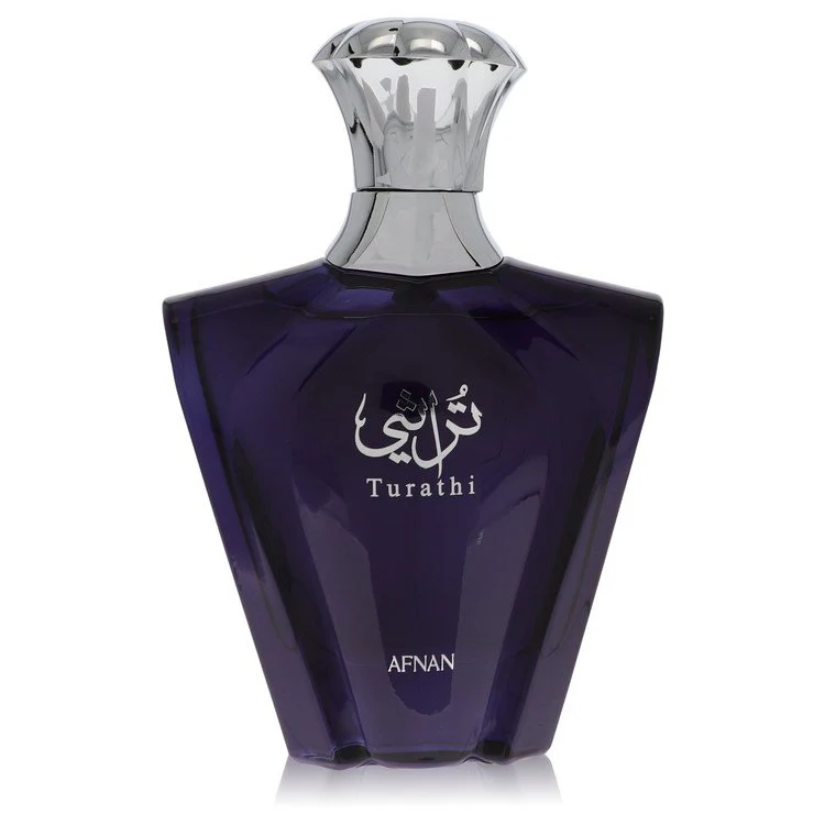 Afnan Turathi Blue Eau De Parfum Spray 3 Oz For Men