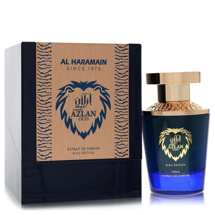 Al Haramain Azlan Oud Bleu Extrait De Parfum Spray 3.33 Oz For Men