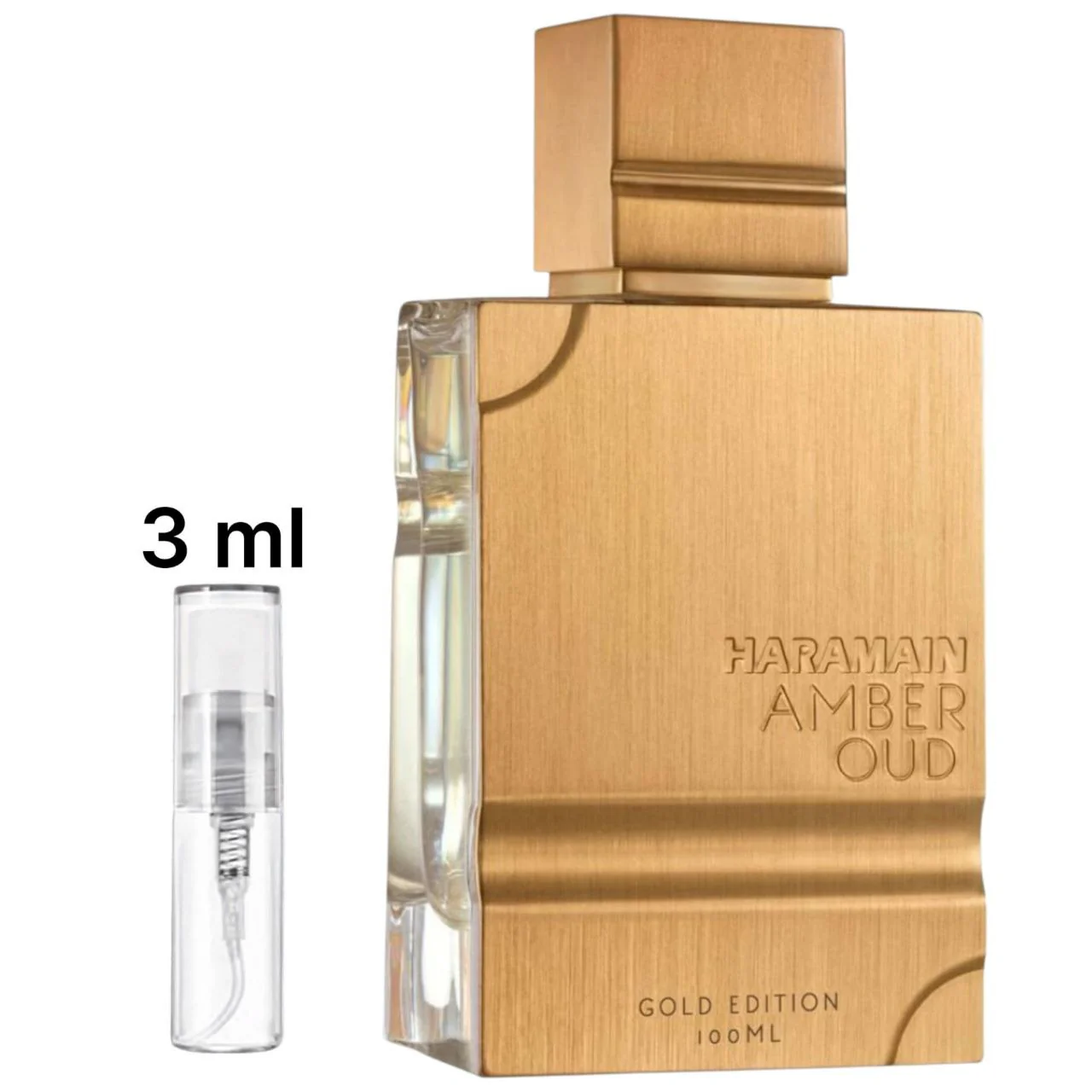 Amber Oud Gold Edition by Al Haramain De Parfum Spray (Unisex) for Women (Sample) - Image 2