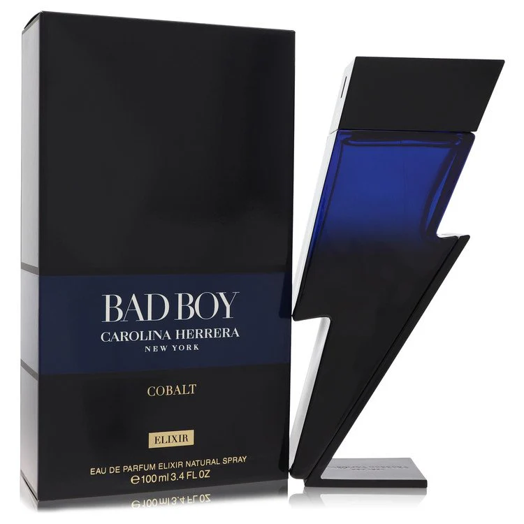 Bad Boy Cobalt Elixir by Carolina Herrera Eau De Parfum Spray (Unboxed) 3.4 oz for Men