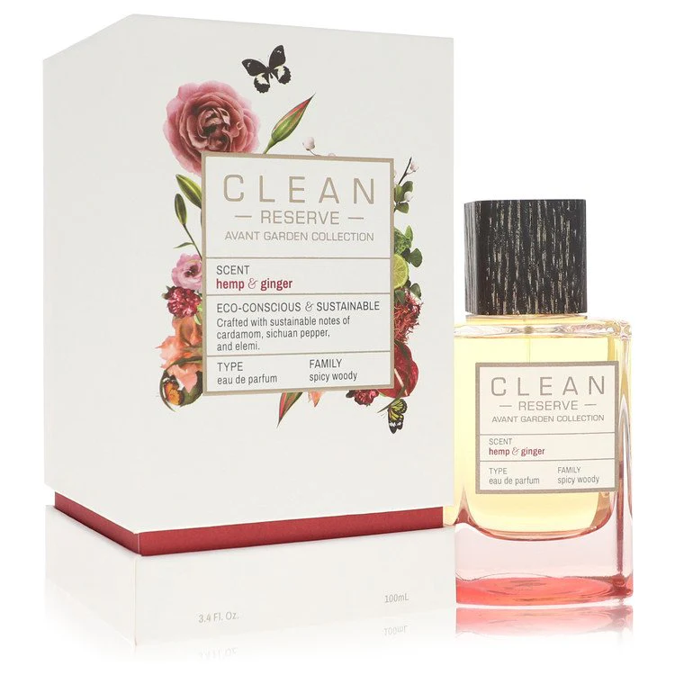 Clean Reserve Hemp and Ginger Eau De Parfum Spray Unisex 3.4 Oz for Women