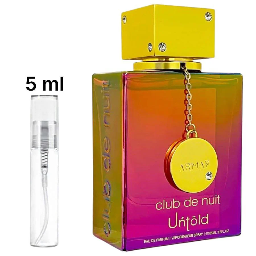 Club De Nuit Untold by Armaf Eau De Parfum Spray Unisex for Women (Sample) - Image 3