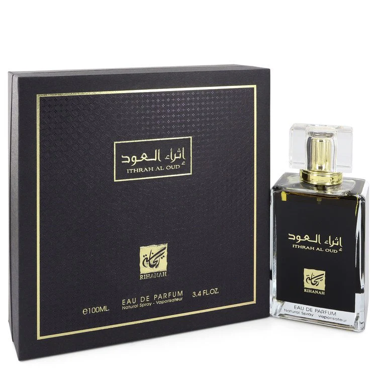 Rihanah Ithrah Al Oud by Rihanah Eau De Parfum Spray 3.4 oz for Women