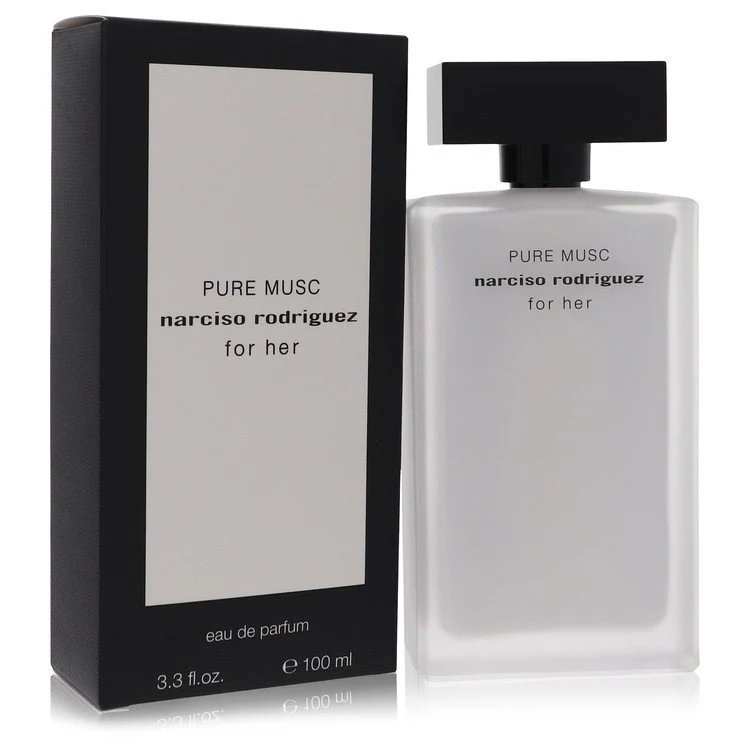 Narciso Rodriguez Pure Musc Eau De Parfum Spray 3.3 oz for Women Floral Woody Musk Fragrance