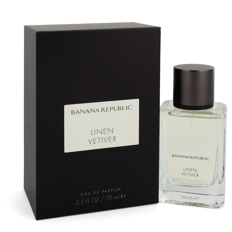 Banana Republic Linen Vetiver Eau De Parfum Spray For Women Fresh Woody Aromatic Scent