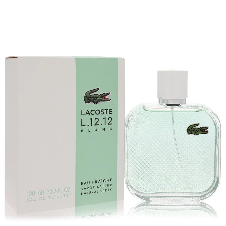 Lacoste Eau De Lacoste L.12.12 Blanc Eau Fraichie by Lacoste Eau De Toilette Spray 3.4 oz for Men
