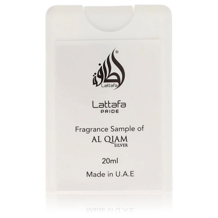 Lattafa Pride Al Qiam Silver by Lattafa Eau De Parfum Spray (Unisex Tester) .68 oz for Men