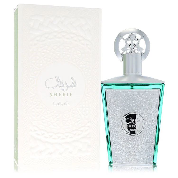 Lattafa Sherif by Lattafa Eau De Parfum Spray (Unisex) 3.4 oz for Men