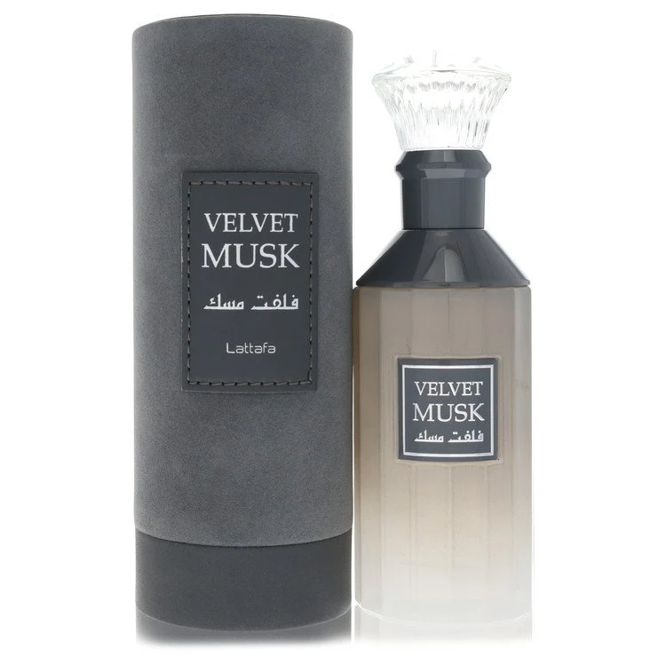 Lattafa Velvet Musk Eau De Parfum Spray Unisex 3.4 Oz For Men