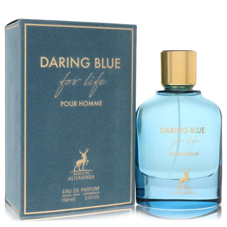 Maison Alhambra Daring Blue For Life Eau De Parfum 3.4 Oz For Men