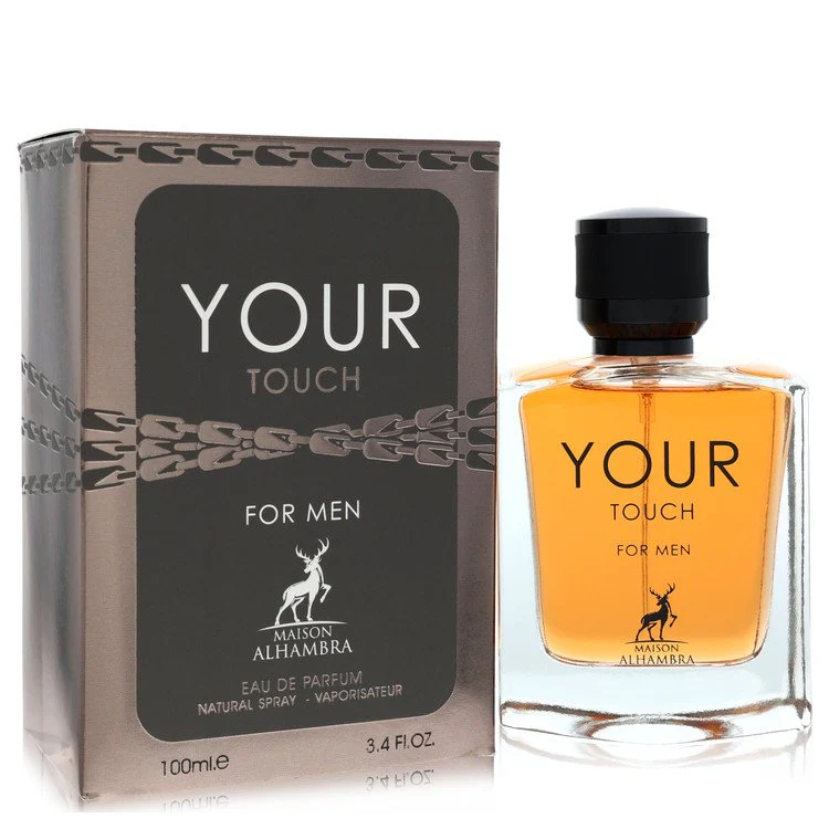 Your Touch by Maison Alhambra Eau de Parfum Spray 3.4 oz for Men