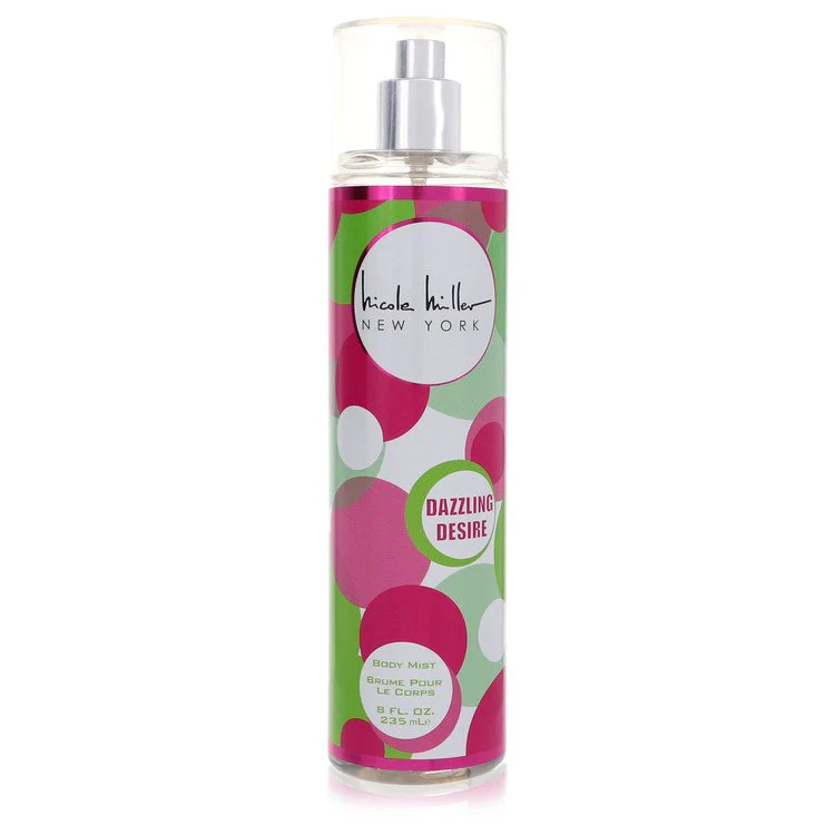 Nicole Miller Dazzling Desire Body Mist 8 oz for Women Sweet Fruity Floral Fragrance