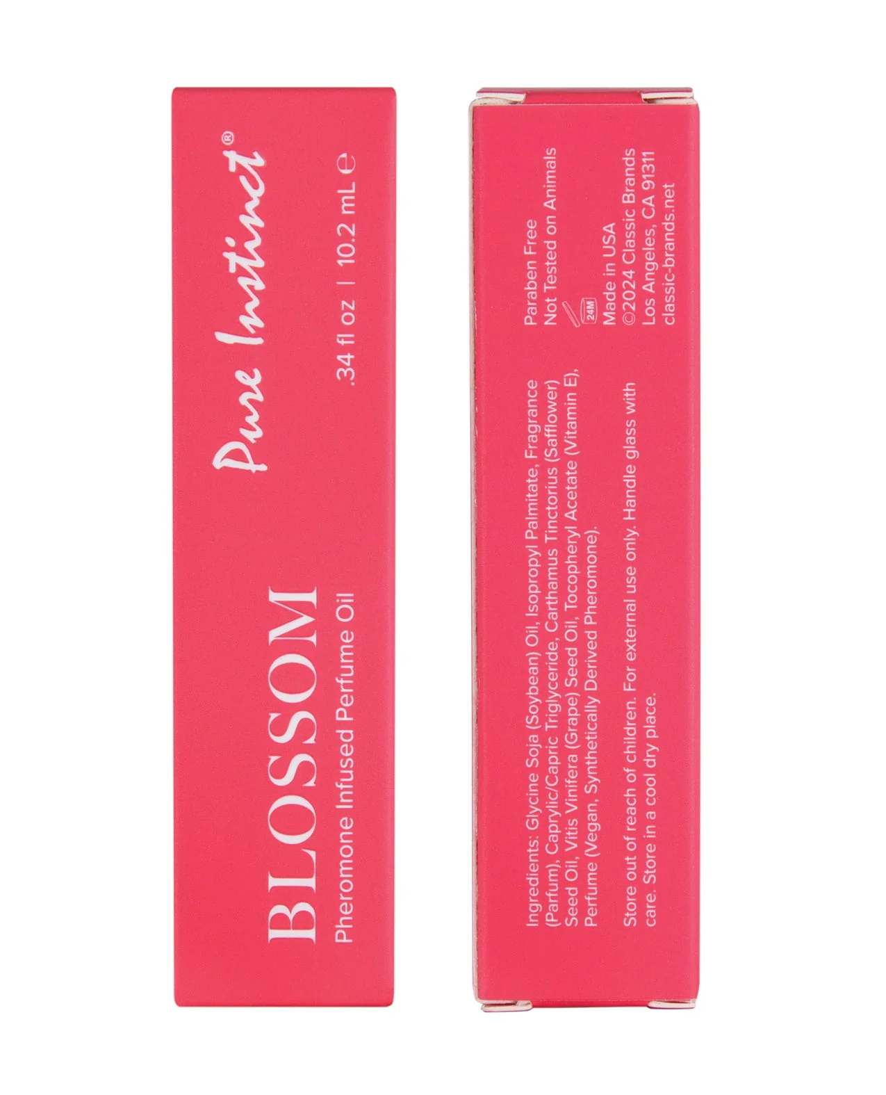 Pure Instinct Pheromone Perfume Oil Roll On Blossom 10.2 ml - Image 5