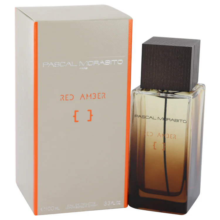 Red Amber by Pascal Morabito Eau DE Toilette Spray 3.4 oz for Men