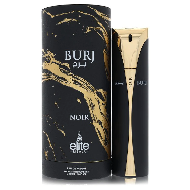 Risala Elite Burj Noir Eau De Parfum Spray 3.4 oz for Men