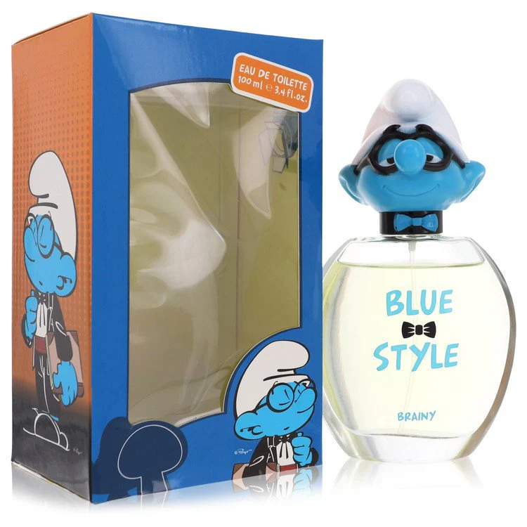 The Smurfs Blue Style Brainy Eau De Toilette Spray 3.4 Oz For Men